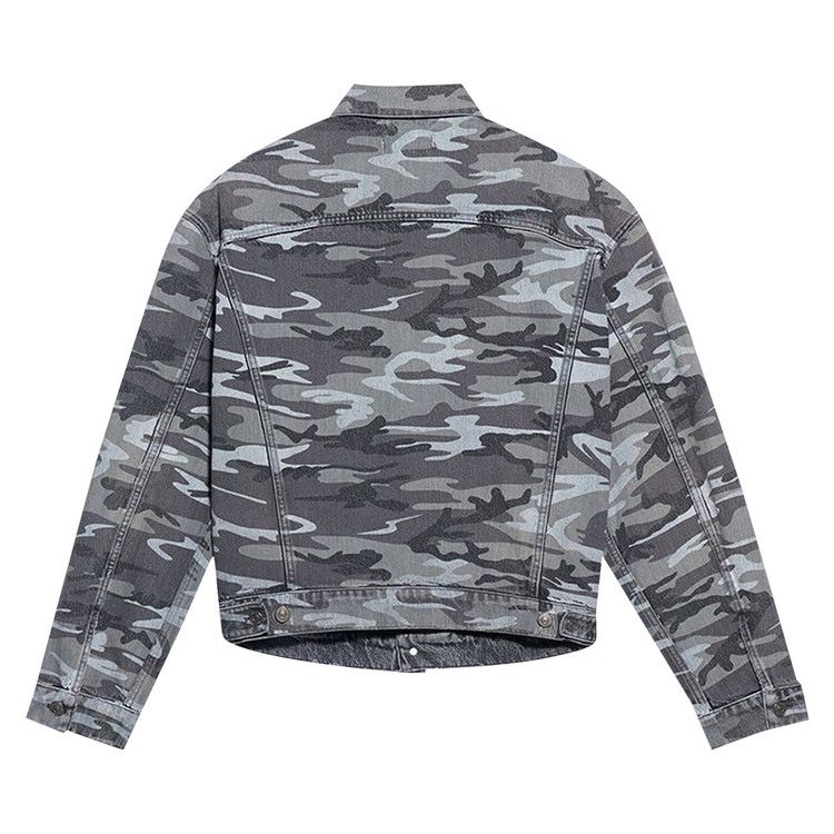 Balenciaga Large Fit Jacket Washed Black