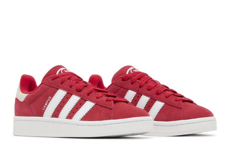 Adidas Campus 00s J Scarlet - White Heel Tab