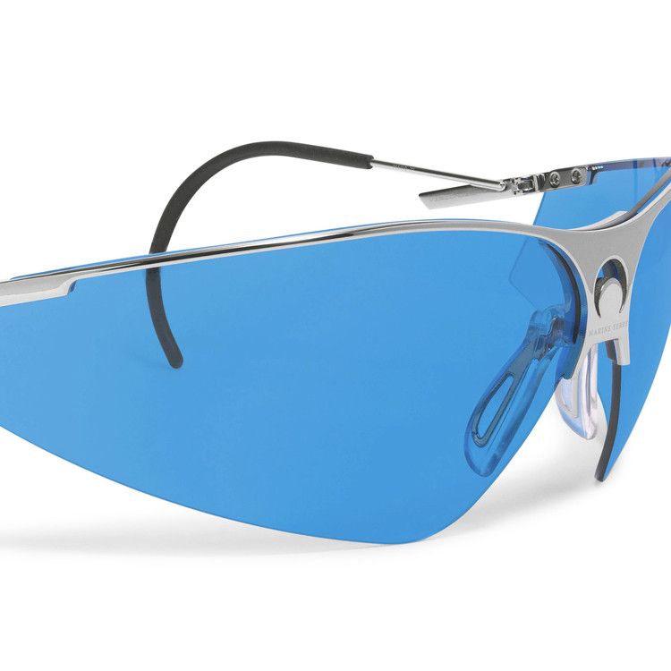 Marine Serre X Gentle Monster Tinted Glasses Blue