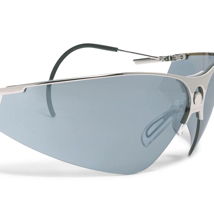 Marine Serre X Gentle Monster Tinted Glasses Silver