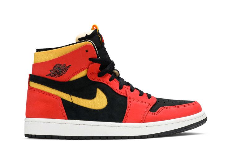 Jordan 1 High Zoom Air CMFT Black Chile Red - Thumbnail 2