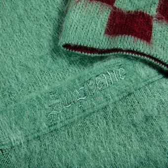 トップス Supreme Brushed Grid Cardigan Supreme Brushed Grid Cardigan (SS22) - $198