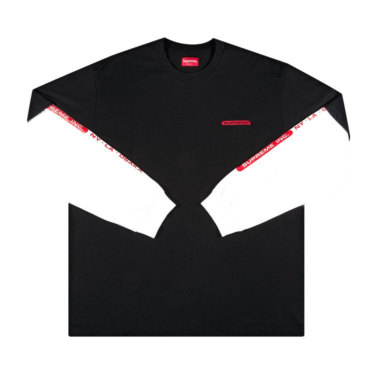 Buy Supreme Inc. Paneled Long-Sleeve Top 'Black' - SS21KN52 BLACK