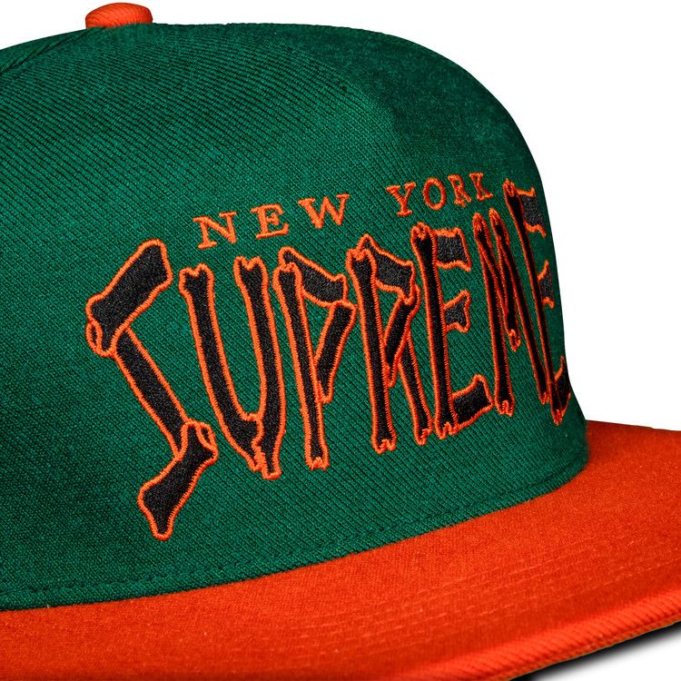 Buy Supreme Bones Logo 5-Panel 'Green' - SS21H64 GREEN | GOAT