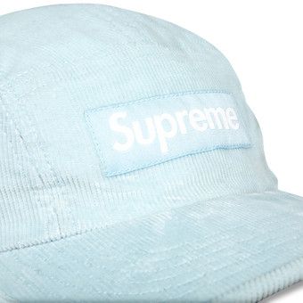 Buy Supreme Fine Wale Corduroy Camp Cap 'Light Blue' - SS21H62