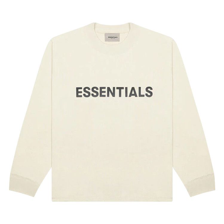 Buy Fear of God Essentials Long-Sleeve T-Shirt 'Cream