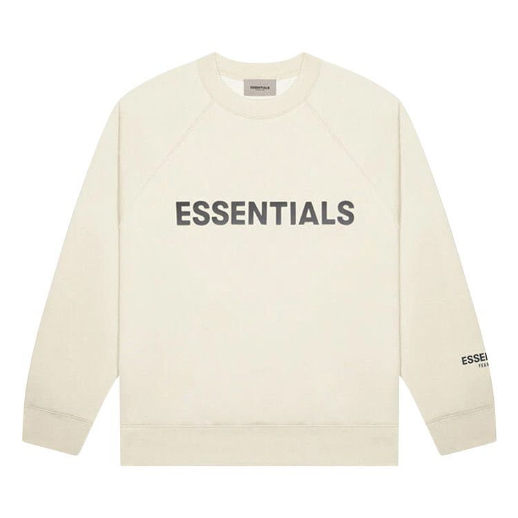Buy Fear of God Essentials Crewneck Sweatshirt 'Cream
