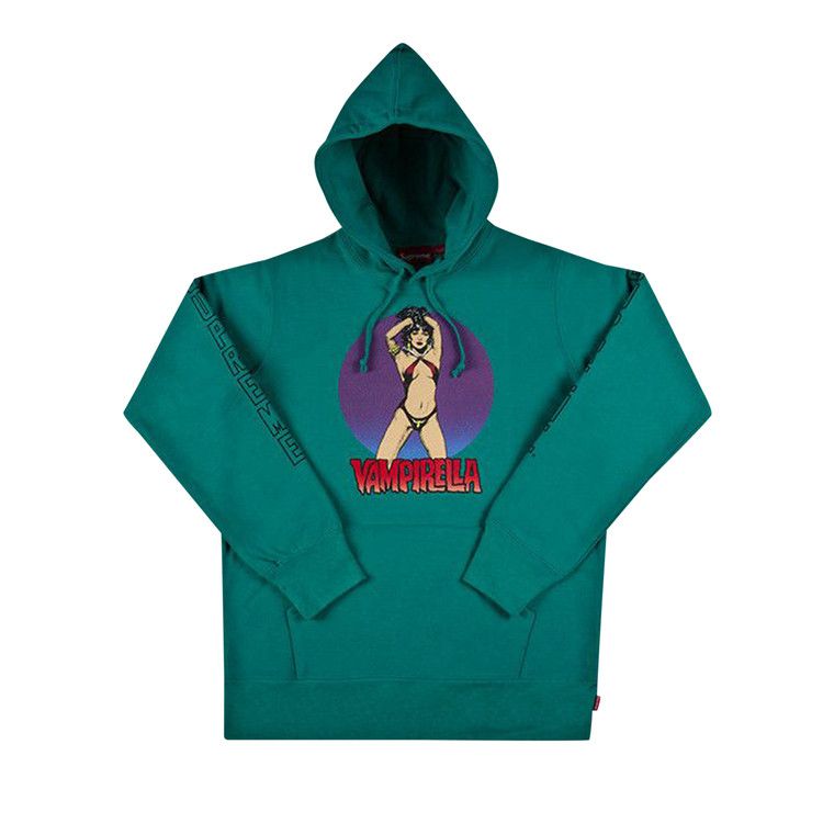 Buy Supreme Vampirella Hooded Sweatshirt 'Aqua' - SS17SW29 AQUA | GOAT
