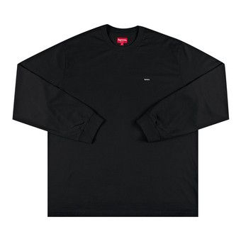 Buy Supreme Small Box Long-Sleeve Tee 'Black' - SS21KN4 BLACK | GOAT
