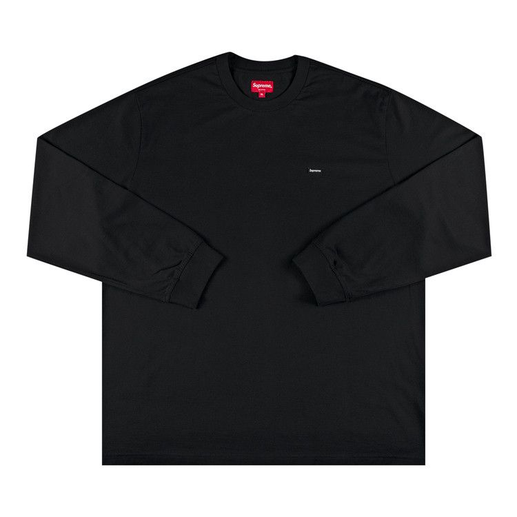 L Supreme - 2022 fall/winter - Tee L/S Box Small Black Tee L/S Logo Box Small Supreme 黒 トップス