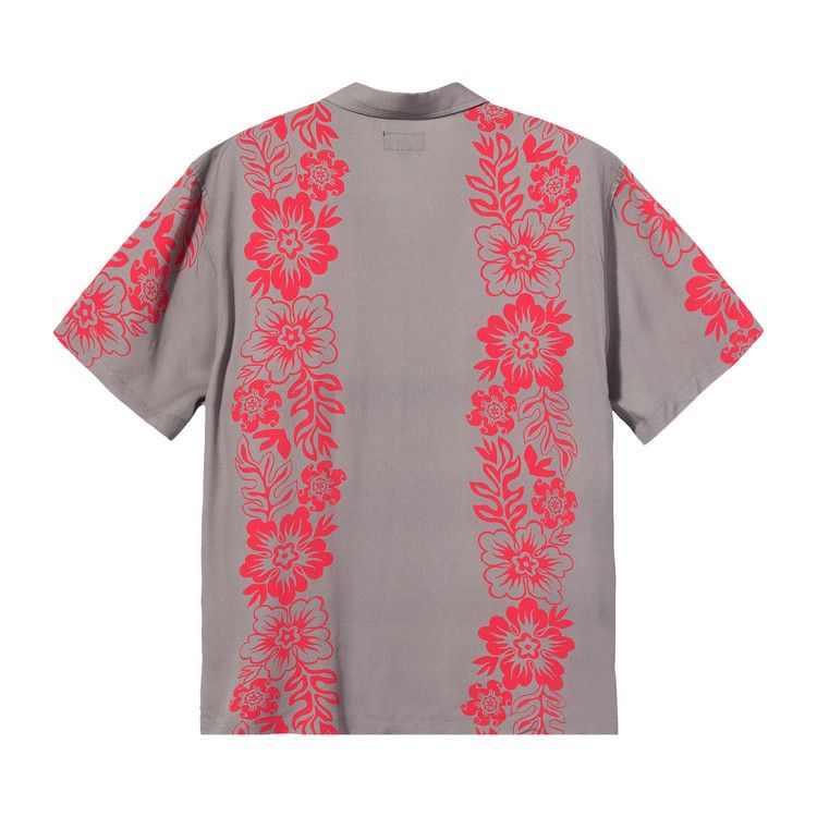 Stussy Hawaiian Pattern Shirt 'grey'
