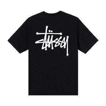 Buy Stussy Basic Tee 'Black' - 1904649 BLAC | GOAT