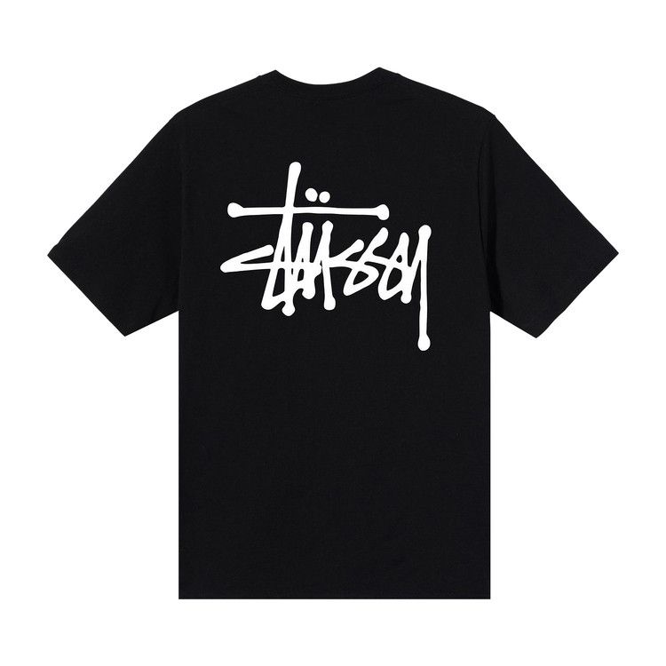Buy Stussy Basic Tee 'Black' - 1904649 BLAC | GOAT