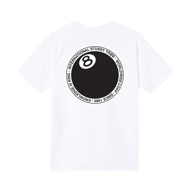 Stussy 8 Ball Dot T-Shirt White