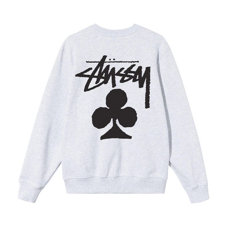 Buy Stussy Club Crew 'Ash Heather' - 1914681 ASH | GOAT