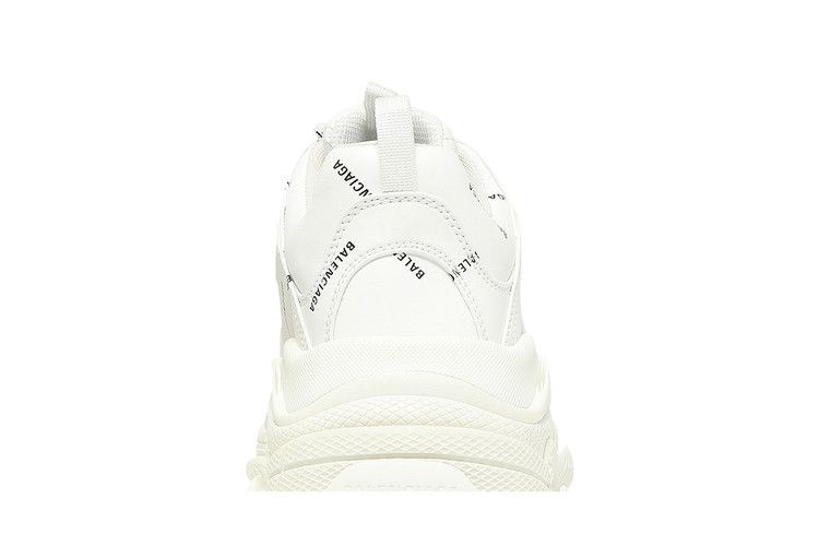 Balenciaga Triple S Sneaker Allover Logo - White