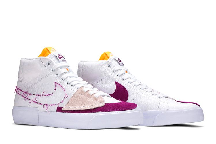 Buy Zoom Blazer Mid Edge SB 'White Viotech' - DA2189 100 | GOAT