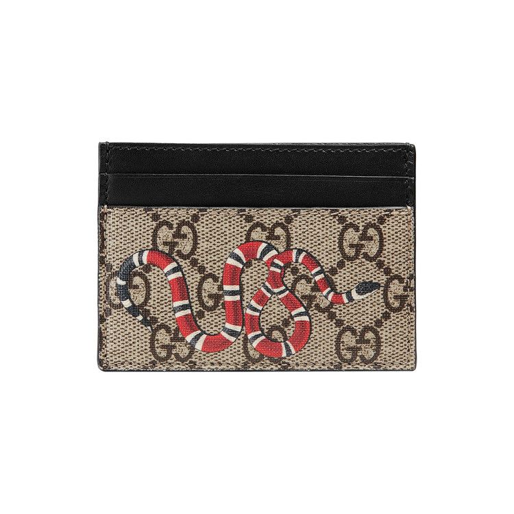 GUCCI カードケース 品番:451277 K541N 8666 Buy Gucci Kingsnake Print Card Holder 'Beige' - 451277 K541N 8666