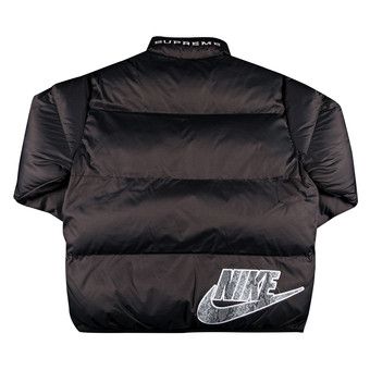 Buy Supreme x Nike Reversible Puffy Jacket 'Black' - SS21J8 BLACK | GOAT