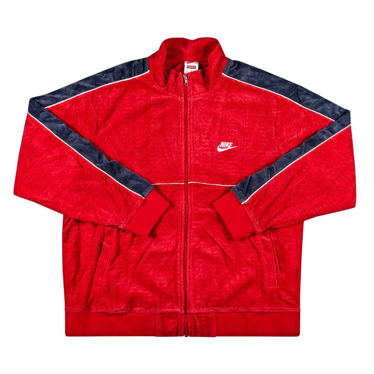 Buy Supreme x Nike Velour Track Jacket 'Red' - SS21J9 RED | GOAT