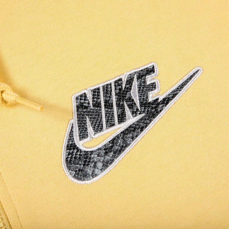 supreme nike half zip hooded sweatshirt pale yellow