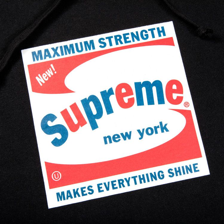 Buy Supreme Shine Hooded Sweatshirt 'Black' - SS21SW86 BLACK | GOAT