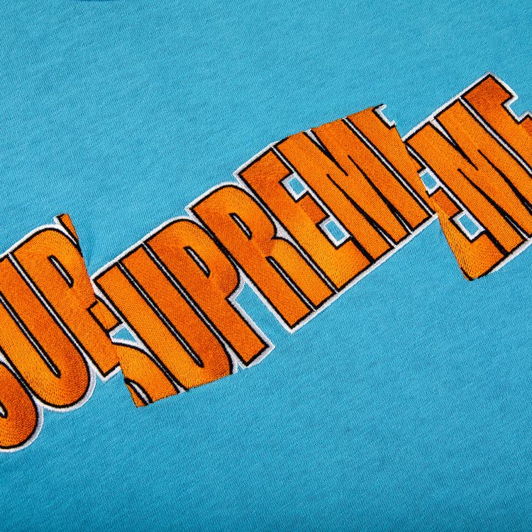 トップス SupremeBeadedAppliqueCardiganBright Blue Buy Supreme Cut Logo Short-Sleeve Top 'Bright Blue