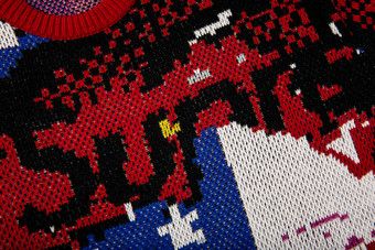 【Supreme】21SS Digital Flag Sweater Supreme Digital Flag Sweater (SS21) - $158