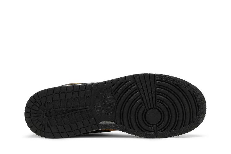 Air Jordan 1 Low Gs University Gold Black