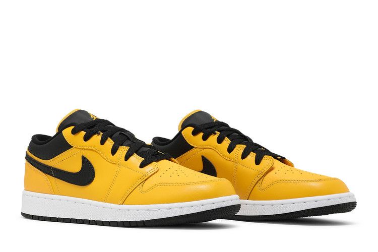 Air Jordan 1 Low Gs University Gold Black
