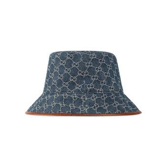 Buy Gucci GG Canvas Bucket Hat 'Sapphire/Dark Brown' - 576371
