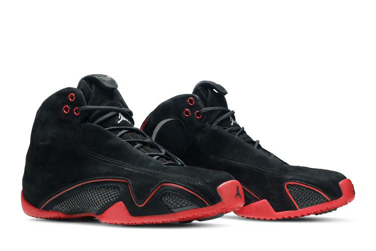 Jordan 21 black red on sale