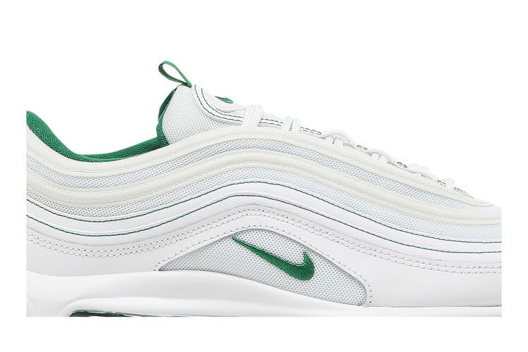 White and fashion green air max 97