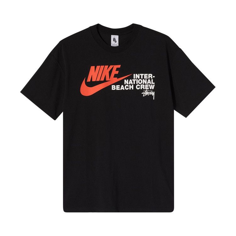 Stussy Beach Crew Tシャツ Mサイズ ダークグレー ☆関税込☆Stussy☆Nike x Stussy International Beach Crew T