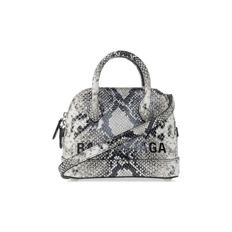 Balenciaga Ville Top Handle Bag Black/White