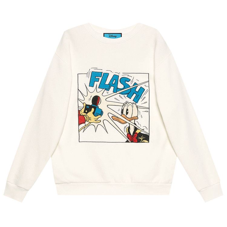 Buy Gucci x Disney Donald Duck Cotton Sweatshirt White 617964 XJDA5 9088 GOAT CA