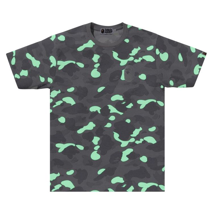 Bape City Camo Large Ape Head Tee 'grey'