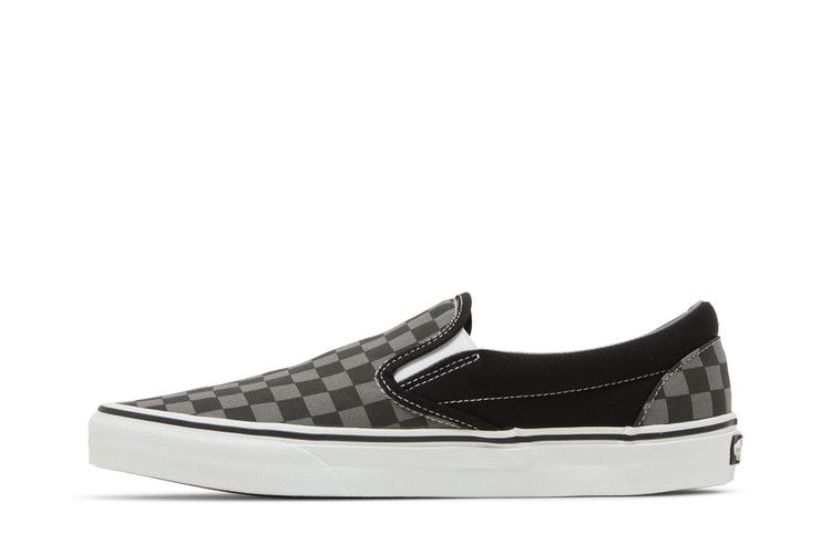 Vans Classic Slip-On Checkerboard Black Grey — foto 3