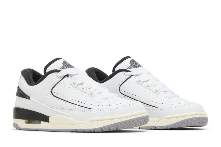 Air Jordan 2/3 Gs White Black