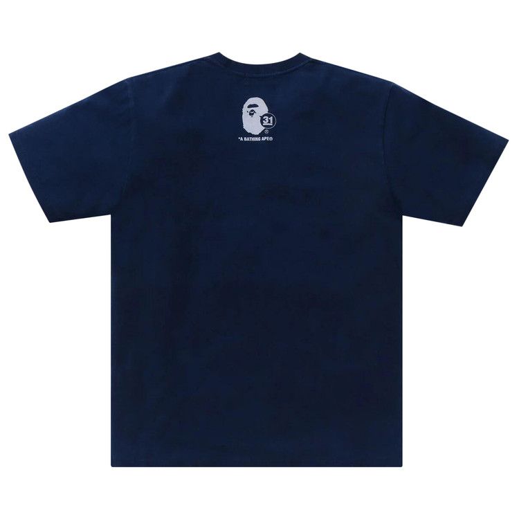 【A BATHING APE】APE HEAD INDIGO TEE Buy BAPE A Bathing Ape 31st Anniv. Ape Head Tee 'Indigo