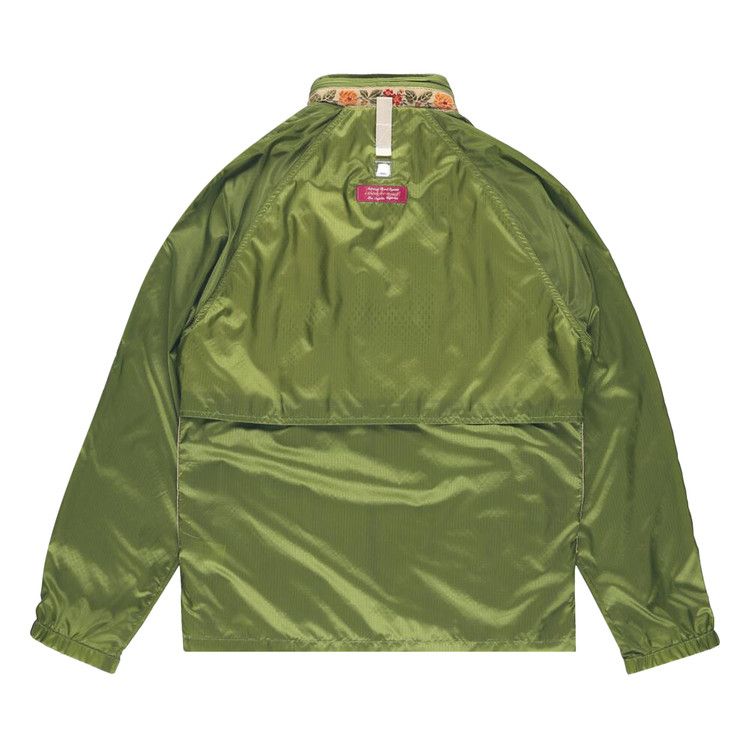 g'morning nylon logo anorak setup シャカシャカ Buy Advisory Board Crystals Arts Track Ripstop Jacket 'Green