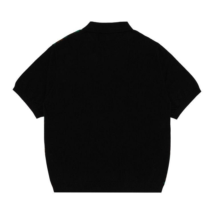 Buy Supreme Plaid Knit Short-Sleeve Polo 'Black' - SS24KN58 BLACK | GOAT