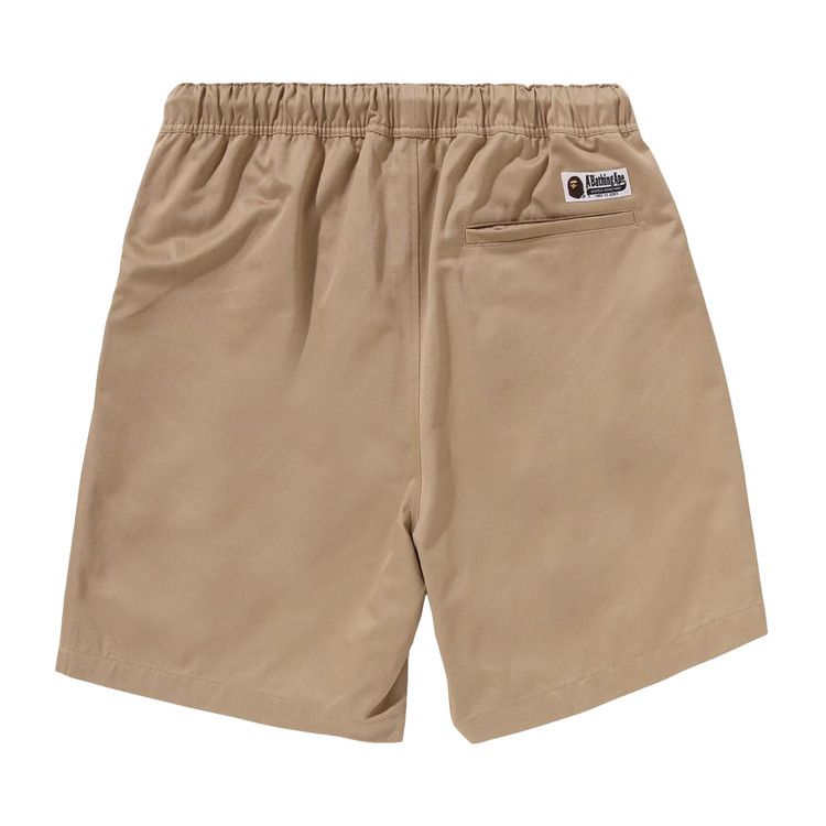Bape Ape Head One Point 2 Pleat Easy Chino Shorts 'beige'