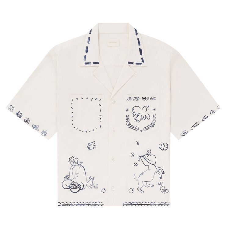 Buy Aimé Leon Dore Lesvos Cropped Camp Shirt 'Pristine