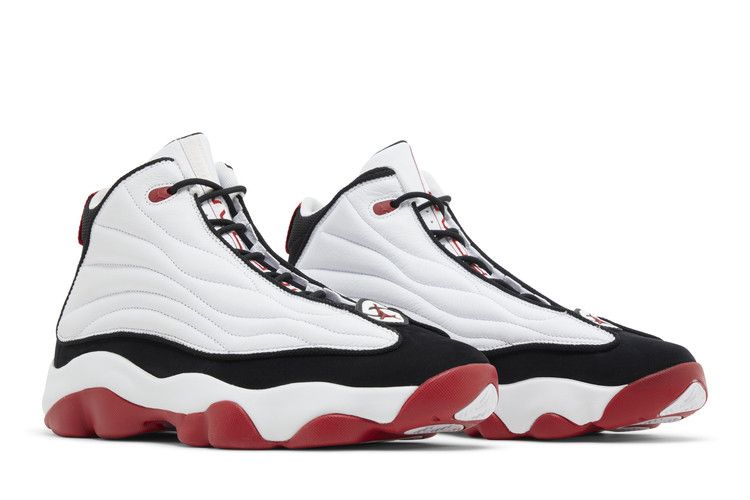 Air Jordan Pro Strong White Black Gym Red