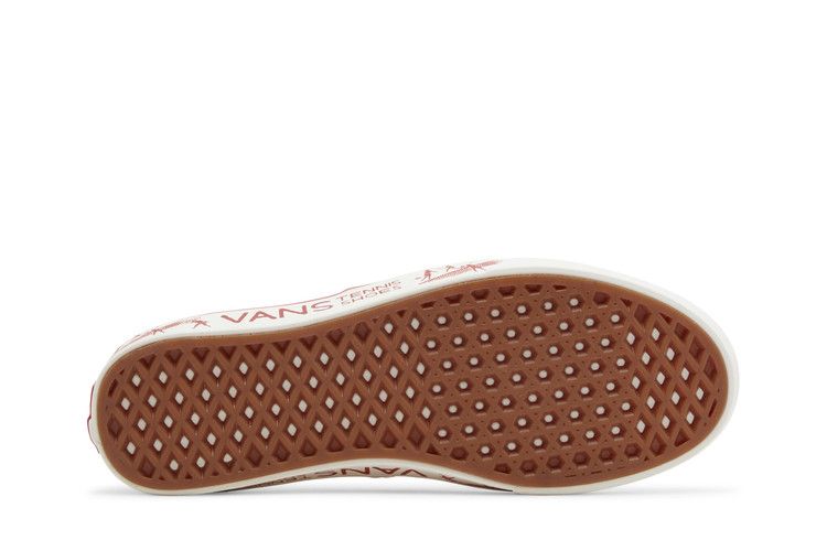 Vans Penn X Comfycush Authentic Blanc De Blanc Red