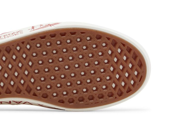 Vans Penn X Comfycush Authentic Blanc De Blanc Red