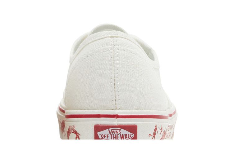Vans Penn X Comfycush Authentic Blanc De Blanc Red