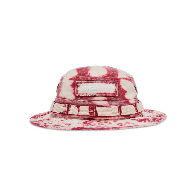 Buy Supreme Bleached Chino Boonie 'Red' - SS24H79 RED | GOAT