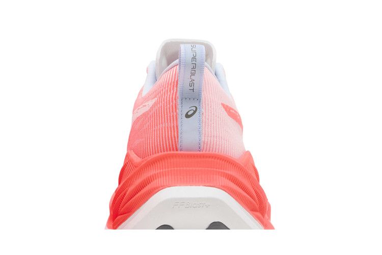Asics Superblast White Sunrise Red